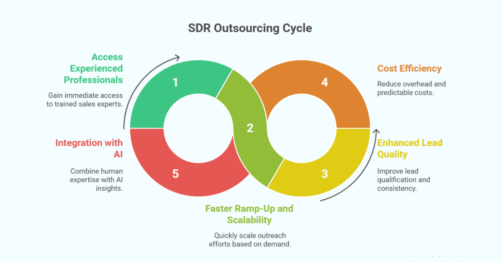 Top 5 Benefits of Outsourcing SDRs to Scale Your Sales Pipeline Faster