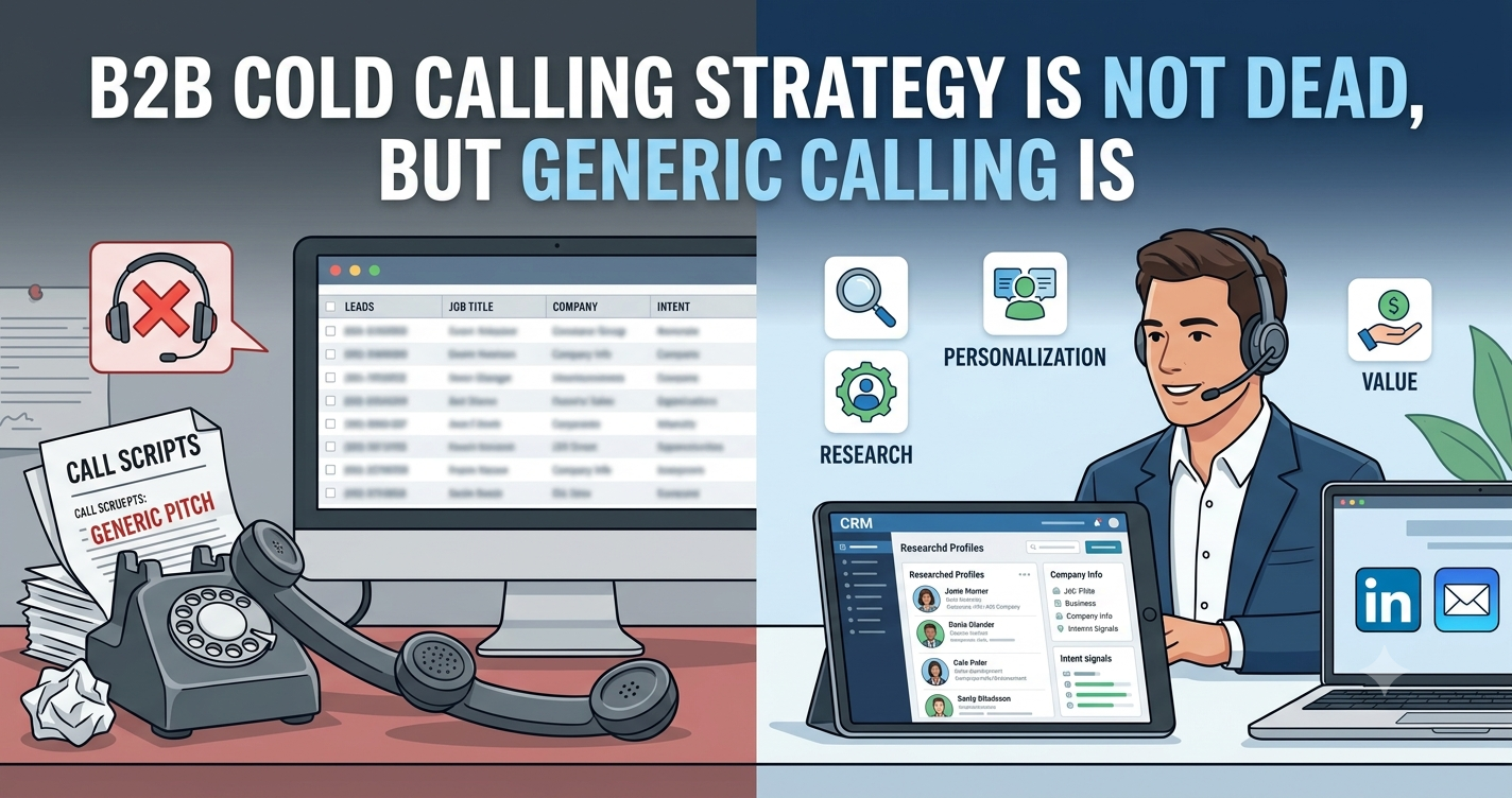 B2B Cold Calling Strategy Is Not Dead, But Generic Calling Is