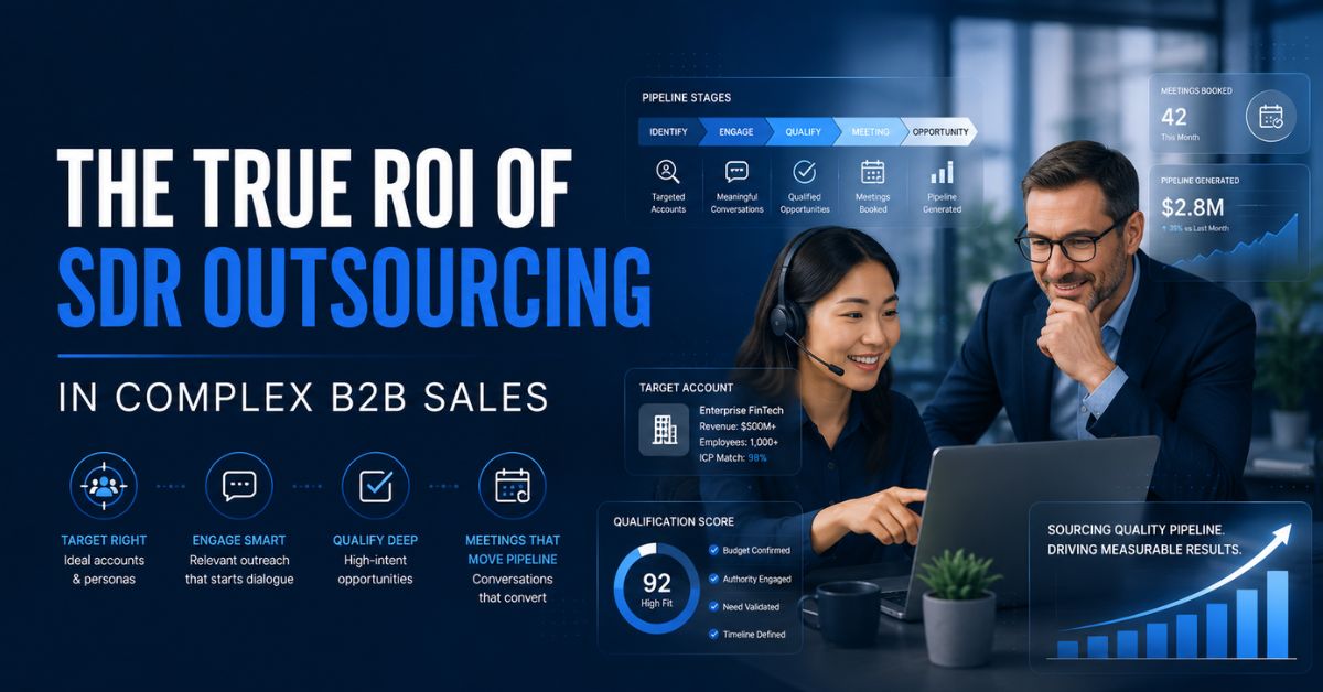 The True ROI of SDR Outsourcing in B2B Sales